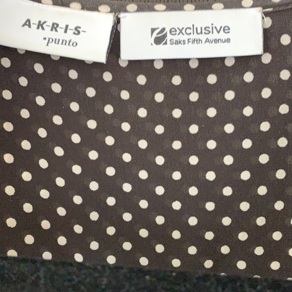 Altus punto Silk Polka Dot Polo Shirt brown. - Picture 2 of 4